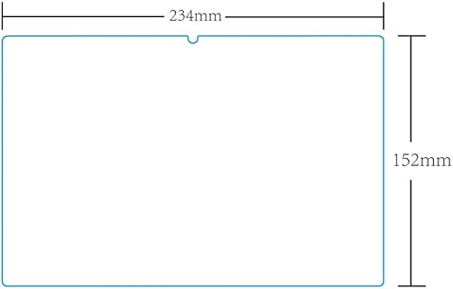 Miniatura 5 de Walieoka - Protector de pantalla compatible con Chuwi Hi10 XPro, película protectora de vidrio templado de dureza 9H, resistente a los arañazos,