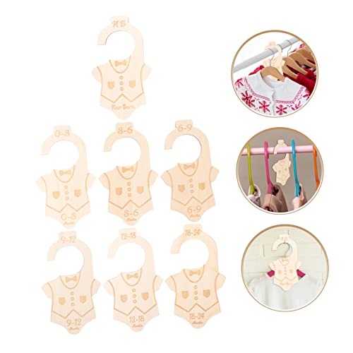 Toyvian 35 Peças Divisor De Armário Divisores De Cabide De Berçário Cabide Organizador De Roupas Div