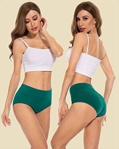 Puliou Period Underwear For Women Heavy Flow High Waisted Menstrual Panties Teens Cotton Postpartum Hipster 3 Pack #TOP1