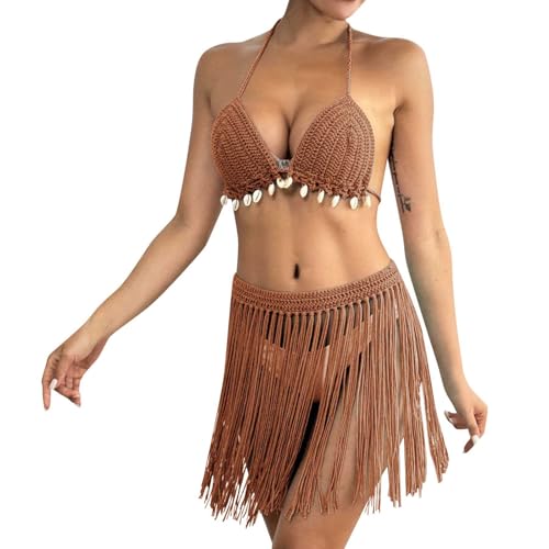 Bikini da donna, costume da bagno a mano, set da...