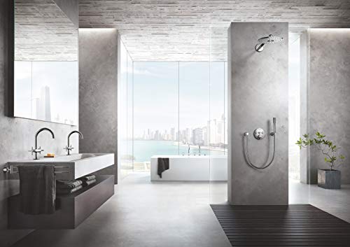 Grohe 18033003 Atrio Roman Bathtub Faucet Cross Handle, Starlight Chrome #TOP2