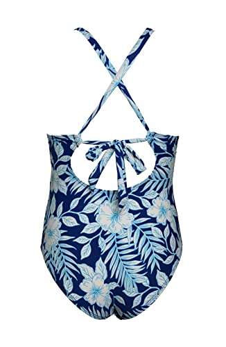 Image of Hobie Girls Cutout One Piece Swimsuit
