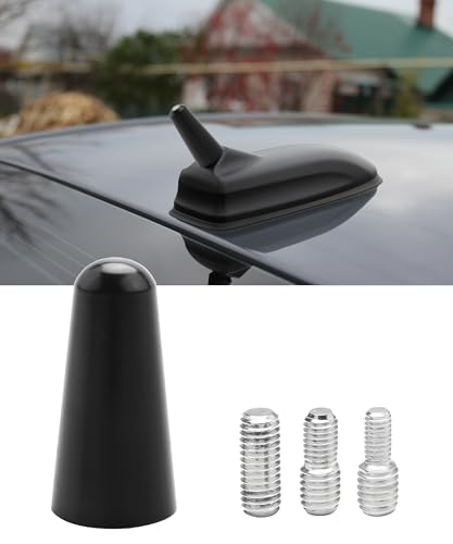 Flaconi Antena Coche,Antena Coche Universal,Antena Radio Coche,Antena para Coche,Mini Antena Corta para Coche con Tornillos,para Adaptarse a la Mayoría de los Vehículos con Antena Externa