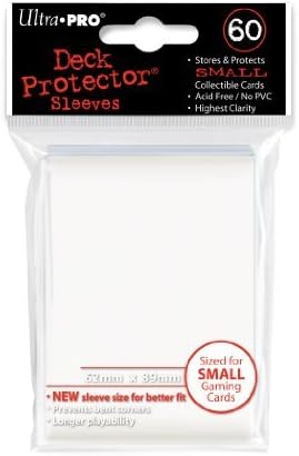 Ultra Pro Card Supplies YUGIOH Deck Protector Sleeves White 60 Count by LSG