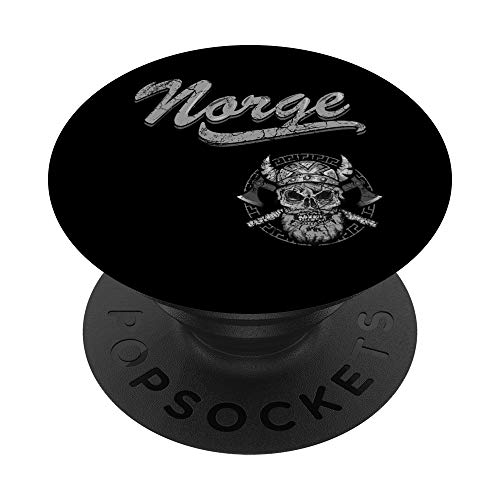 Norge Vikings Norvegia Norvegese Viking Home Amore Padre PopSockets PopGrip Intercambiabile