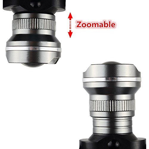 Boruit 1600lm XM-L T6-Faro a LED, zoom regolabile