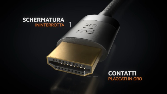 Primewire Cavo DisplayPort A HDMI 3m – 4K @60Hz, UHD 3840x2160, Adattatore DP 1.4 A HDMI 2.0