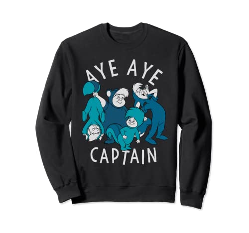 Sweatshirt Lost Boys Disney Peter Pan Aye Aye Captain pull molleton vintage col rond