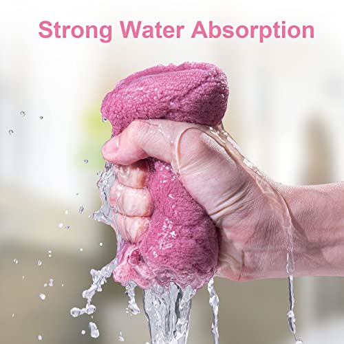 Bessrung 20 Packs Kitchen Cloth Dish Towels, Nonstick Oil Fast Drying Washcloths, Premium Dish Cloths For Kitchen, Car thumb #5