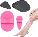 Haarentfernungsgerät, 2 Sets Tragbares Enthaarungsgerät den Körper Haarentfernungsset Selbstklebende Schleifpapiere mit großen und kleinen Trägerpads Für Haarentfernung an Beinen, Armen und Körper