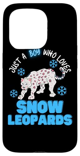 Just A Boy Who Loves Snow Leopards ���킢���j�̎q ��q���E �X�}�z�P�[�X iPhone 15 Pro �p