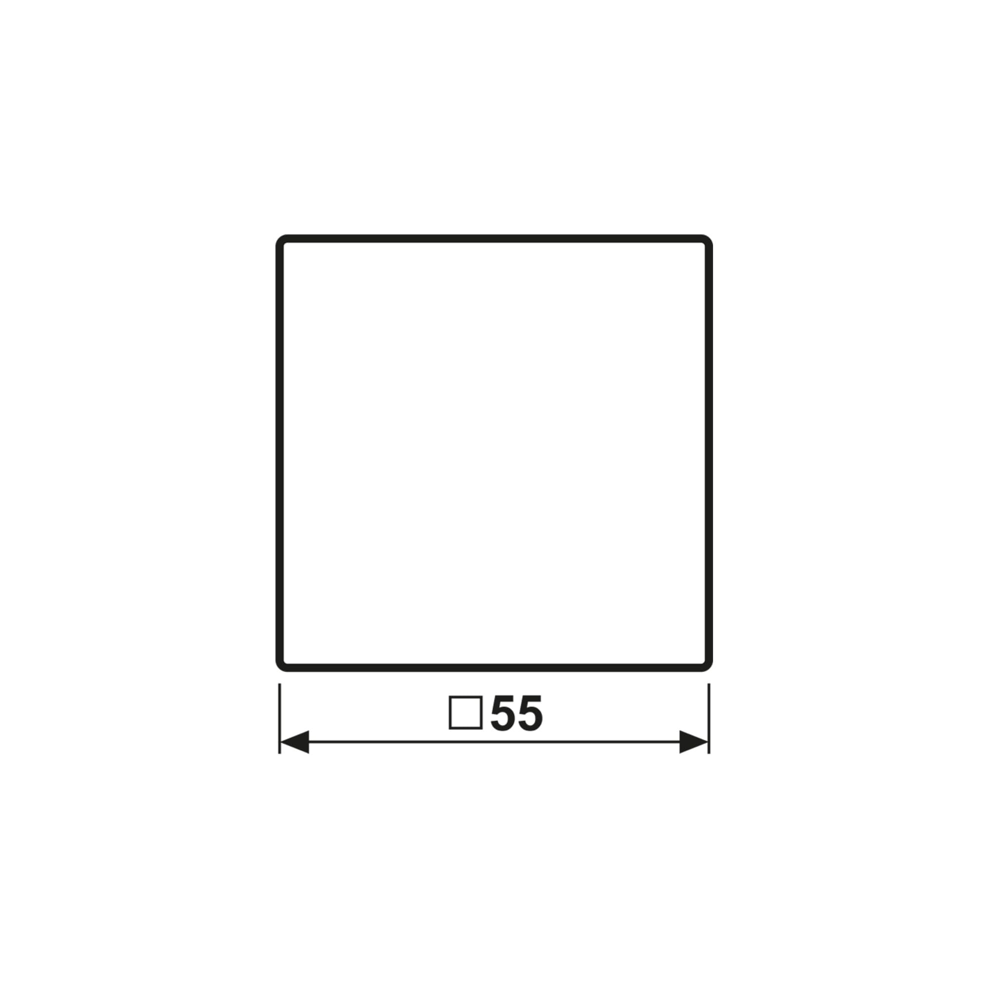 Jung Steuertaste Standard AS 1700 P WW Symbole Pfeile Bedienelement intelligent 4011377151499, Weiß