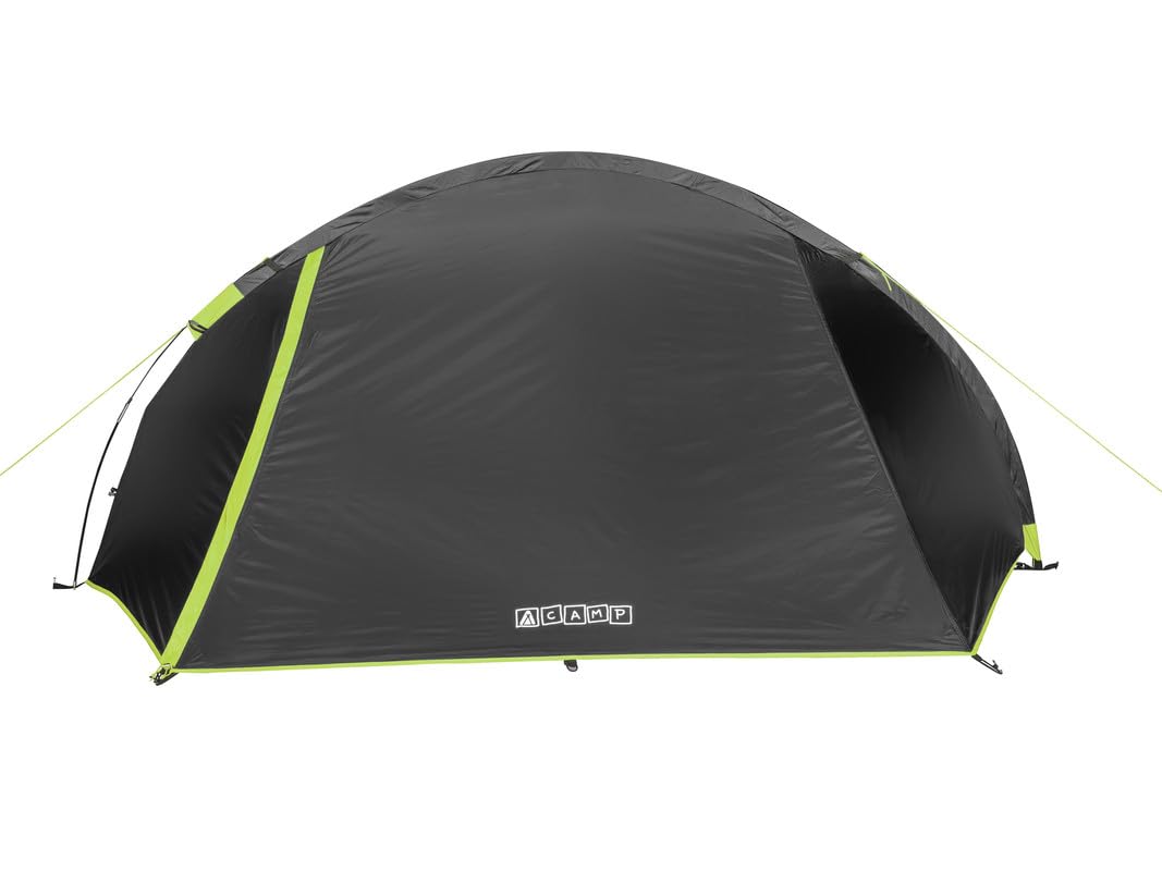 Finn - Zelt 2 Personen 280x170x120cm Ultraleicht – Robustes Bikepacking Zelt mit Vorzelt & Insektenschutz - Für Camping & Outdoor - 2 Mann Zelt mit abgedunkelter Black Coat Innenbeschichtung