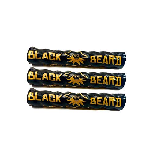 Black Beard Fire Starter Rope (3 Pack) | 100% Weatherproof Fire Starter for Campfires | Can Light 50+ Fires with Over 4.5 Hour Burn Time | Infinite Shelf Life for Emergency Survival Kits | Made in USA