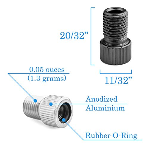 Presta Valve Adapter Air Compressor - Presta To Schrader Valve Pump Adapter | Air Ball Pump Needles Inflatables - Presta Valve Pump Bike Tire | Inflator Needle Soccer Rugby Football Volleyball Balls #TOP3