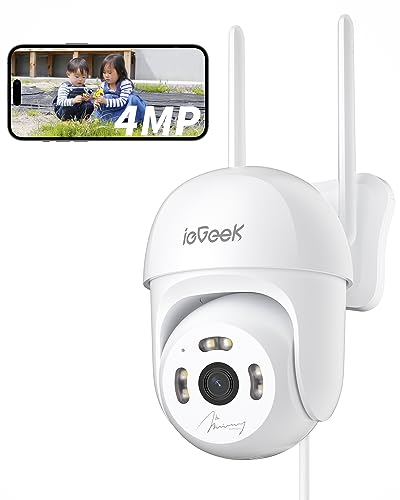 【最新400万画素・2.4G/5GWiFi対応・6つ防犯灯】防犯カメラ 屋外 ieGeek...