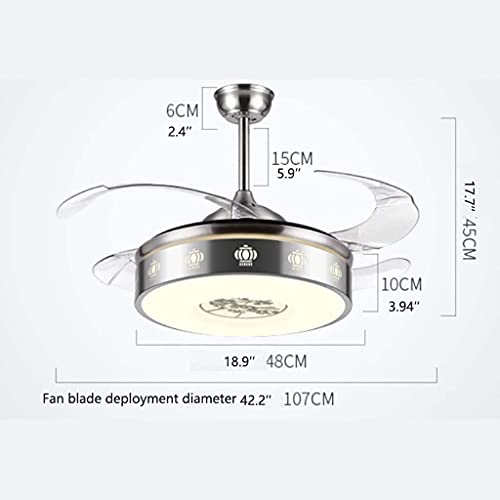 Ventilateurs de plafond rétractables à LED pour illuminer et ventiler sans aucun bruit - 4