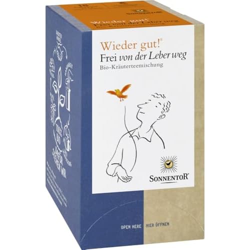 Sonnentor Tee Frei von der Leber weg - Wieder gut! Doppelkammerbeutel, 2er Pack (2 x 27 g) - Bio