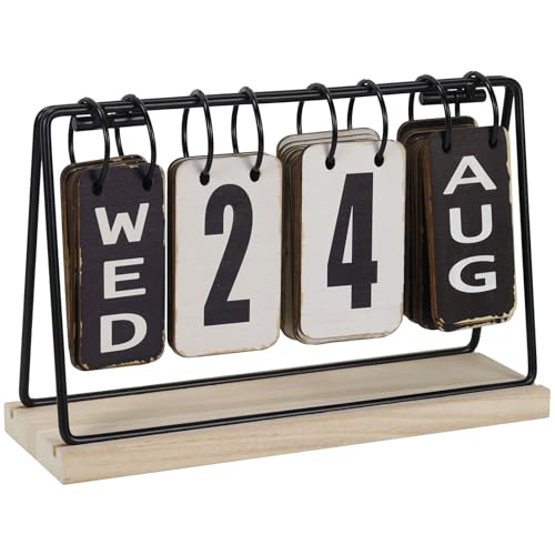 Multibey Wooden Flip Calendar