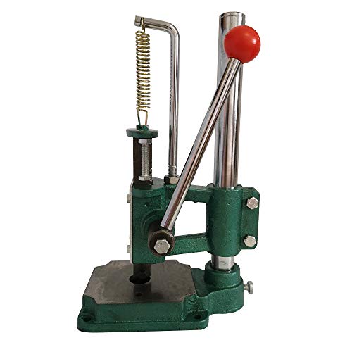 Soiiw Leather Hole Puncher Hand Punching Machine Heavy Duty Manual Press Puncher Punch Tools For Diy Leather Craft Punching Holes With 1.5-13Mm Clamping Chuck #TOP7