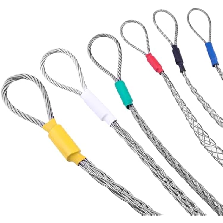 Bueyfolt Cable Pulling Sock Grip, Wire Pulling Grip Tools, for Electrical Grips, Light and Heavy Cables (37-50MM), 1 Pack