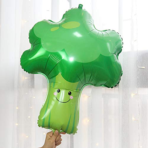 Gihoo 8Pcs Fruit & Vegetable Aluminum Foil Balloons For Party Decoration Fruit Birthday Aluminum Foil Helium Balloon For Summer Party Wedding Birthday Baby Shower Party Supplies #TOP3