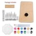 NEVERYOUYU 10 Keys Kalimba Thumb Piano with Paint, Paintbrush and Palette, Thumb Piano Diy Kit, Make Your Own Piano, Kalimba Diy Kit Parts for Kids, Teens, Adults Crafting
