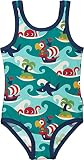 Maxomorra Mädchen Badeanzug Tropical Ocean 98/104, SU22AX07-SS2269-098104