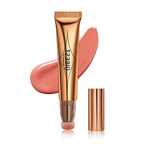 Paminify Blush Beauty Wand,Matte Face Blush With Cushion Applicator, Natural Silky Smooth Creamy Liquid Blush Wand, Lightweight Blendable Blush Stick For Cheek Lip,Cruelty-Free,02 Pink #TOP18