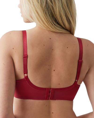 Wacoal Women's Retro Chic Full Figure Underwire Bra, Regina Red, 36DDD - 1