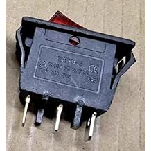 Temse TMSK4-3 On/Off Lock Switch Red Switch 3pin 168 A 125V/250VAC