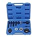 14Pcs Steering Wheel Puller Kit, High Carbon Steel Portable Automotive Repair Tool Set, Steering Wheel Puller Kit with Belt Pulley Flanges