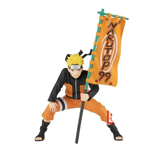 Banpresto Figura de Acción Naruto Uzumaki - Naruto Narutop99, 11 cm, BP88868P Multicolor. Estatua Coleccionable, Figura Detallada y Regalo óptimo para Fans del Anime.