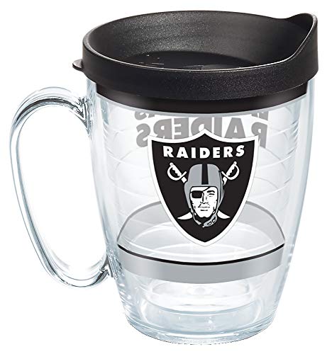 Tervis Made In Usa Double Walled Nfl Las Vegas Raiders Tradition Insulated Tumbler Cup Keeps Drinks Cold & Hot, 16Oz Mug, Classic #TOP13