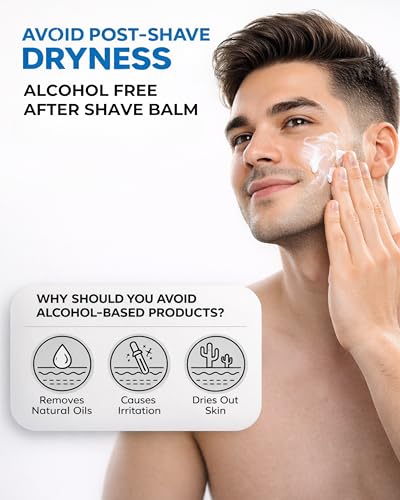 Image of HerbSense After Shave Gel Balm, After Shaving Lotion, Non-Irritating, Sensitive Skin Friendly, Alcohol-Free, 100g