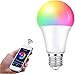 Produktbild Alexa Smart LED Lampen,E27 Glühbirnen WLAN Dimmbar,10W Warmweiß Licht, Timing Funktion,Kompatibel mit Amazon Alexa Echo Echo dot Google Home,Kein Hub Erforderlich, 6500K Birne,16 million colours