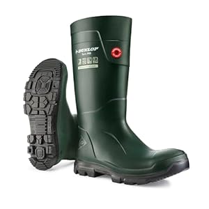 Dunlop Protective Footwear, LJ0KL01, Purofort TerraPRO, Grün/Schwarz, Größe 43 EU