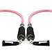 Glofx Space Whip Remix Led Poi Set - Two 3 Ft 360° Swivel Fiber Optic Whips with Double Loop Handles - Programmable Led Light Up Glow Rave Toy Pixel Flow Lace