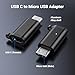 Fidioto Micro USB to USB-C Adapter,Type C Female to USB Micro Male Convert Connector Support Charge & Data Compatible with Samsung Galaxy S6 S7 S7 Edge, Kindle Ps4 and Micro USB Devices(5 Pack)