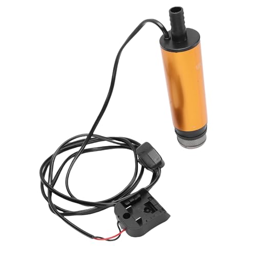 SUNGOOYUE Potente Bomba de Batería Sumergible de 120 W, Bomba de Agua Autocebante Rápida con Velocidad de Motor de 4500 RPM, Incluye 1 Manguera de Agua, Adecuada para Drenar Barriles de Lluvia,