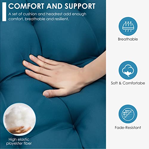 Brafab Egg Swing Chair Without Stand Outdoor Indoor, Foldable Swing Chair Hanging Egg Chairs, Aluminum Frame And Uv Resistant Cushion Hammock Chair Swing Chair For Bedroom Patio Porch (Without Stand) #TOP3