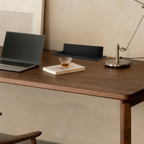 Tapa de cables de aleación para escritorio negro pasacables flexible hogar 4