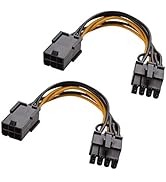 Amazon.co.jp: Cable Matters 2本セット 6ピンPCIe→8ピン PCIe 変換
