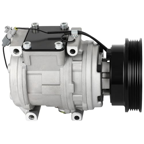 Image of ECCPP AC Compressor with Clutch Fit for Toyota RAV4 2.0L 1998-2000 | 77322,78322 Fast Cooling AC Compressor Low Vibration Under 72db Reduces Engine Load Fuel Efficient