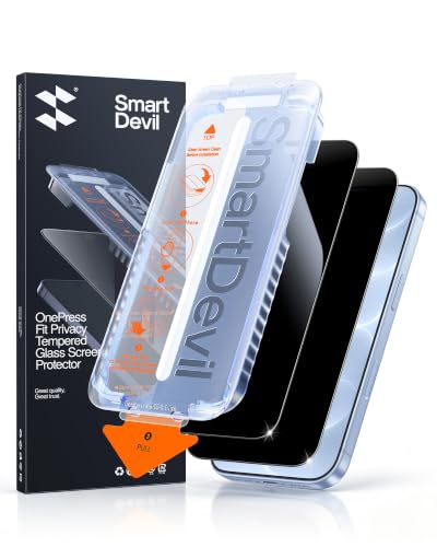 SMARTDEVIL 2 Pack Privacy Screen Protector for iPhone 18 Pro Max