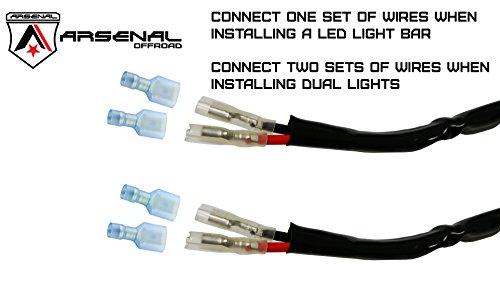 #1 40 Amp Universal Wiring Harness Comes With 40 Relay, Illuminated On/Off Rocker Switch For Offroad Led Light Bars And Work Lights, Atv, Utv, Truck, Suv, Razor Rzr, Ranger #TOP3