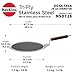 HAWKINS Futura 28 cm Dosa Tava, Triply Stainless Steel Shielded Nonstick Tawa with Rosewood Handle, Honeycomb Non Stick Induction Tawa, Silver (NSDT28)