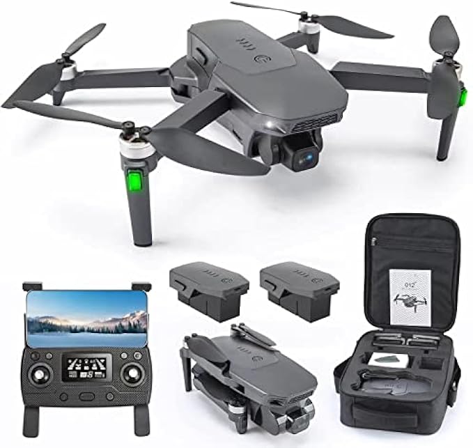 XiL Drones with 4K UHD Camera for adults Beginner,2 Batteries 60 Mins Flight Time GPS Foldable FPV UAV RC Quadcopter,Optical Flow,5Ghz WiFi Transmission,Auto Return,Follow Me, Brushless Motor,Circle F