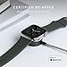 Native Union Belt Watch Cable - 4ft Ultra-Strong Reinforced [MFi Certified] Durable USB Charging Cable Compatible with Apple Watch, Leather Strap (Zebra)