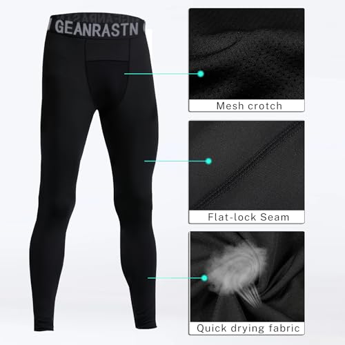 Boys Leggings Quick Dry Youth Compression Pants Tights Athletic Pants Sports for Kids4